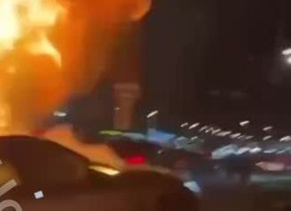 Новгородские фейкомёты в своём репертуаре