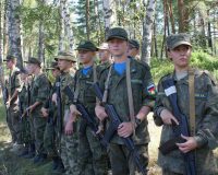 сбор молодых бойцов