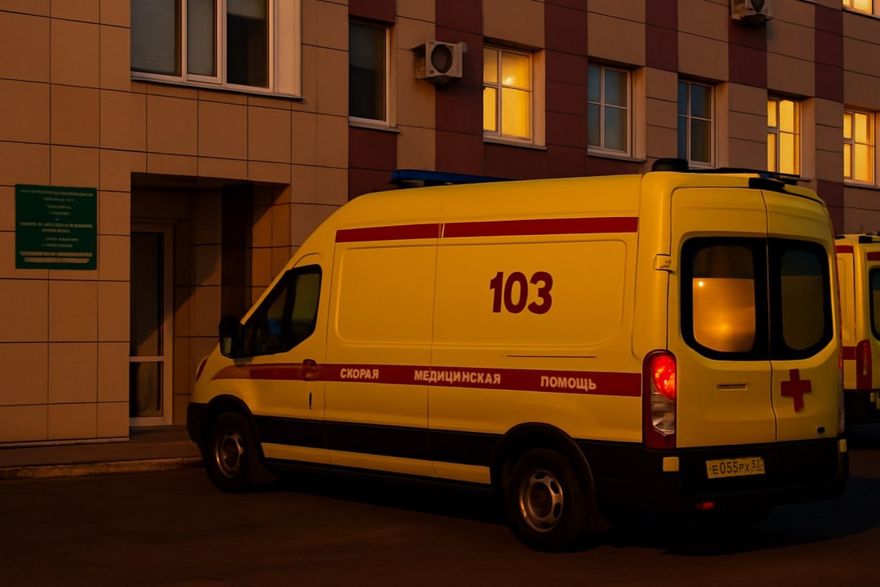 Пьяный неадекват напал на бригаду «скорой помощи» в Великом Новгороде