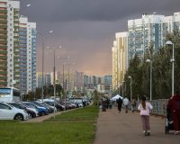 Жилой квартал, многоквартирные дома