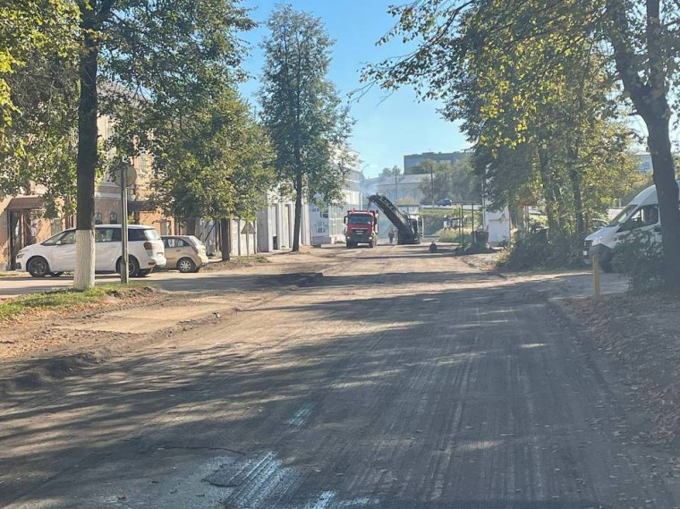 В Иванове на улице Калашникова начался капитальный ремонт