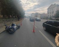 Мотоциклист пострадал в ДТП в центре Иванова