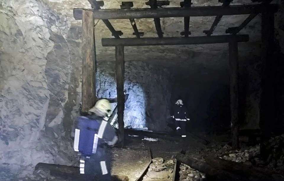 горят штольни