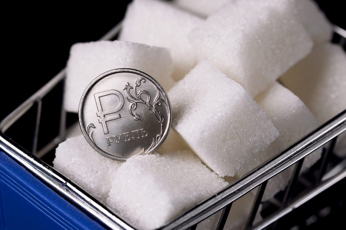 рубль, сахар