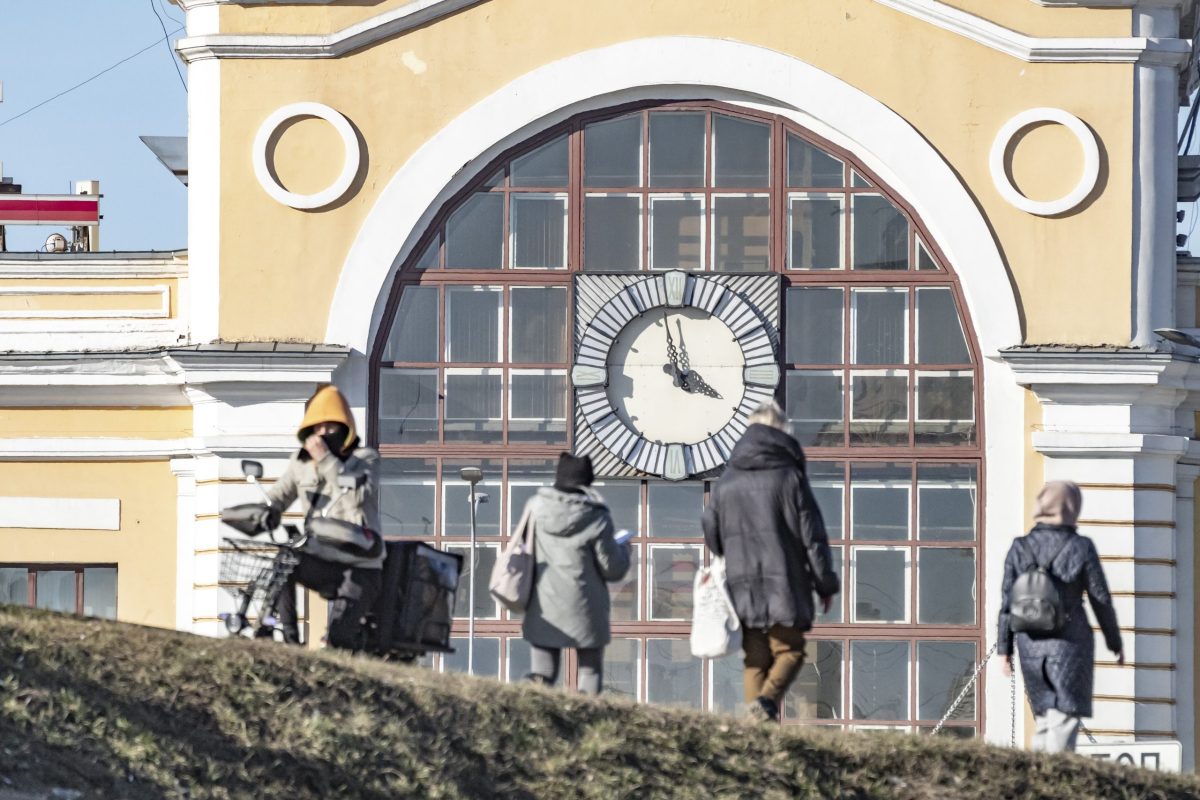 улица, часы