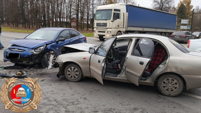 В Тейково в ДТП пострадали женщина и младенец
