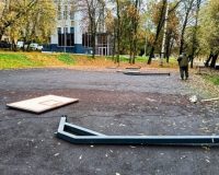 В Иванове на набережной Уводи появилась площадка для бадминтона