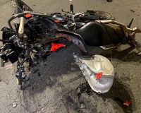 мотоциклистка попала в ДТП