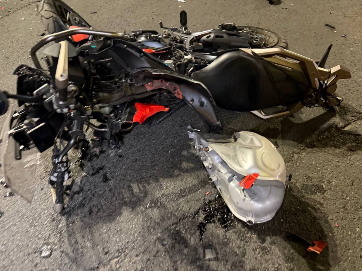 мотоциклистка попала в ДТП