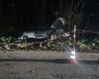 В Новгородской области погиб пассажир автомобиля, за рулём которого был пьяный шофёр