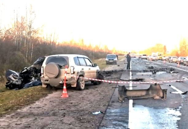 Под Новгородом столкнулись пять машин: погибли двое взрослых и трёхмесячный ребёнок