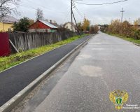 В Приволжске сделали новую пешеходную дорожку после помощи прокуратуры