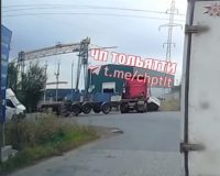 грузовик и ДПС