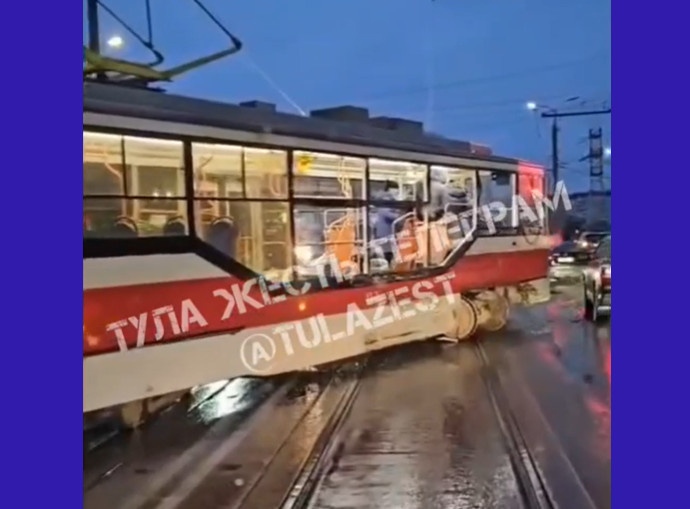 В Туле попавший в ДТП с маршрутками трамвай был полностью исправен