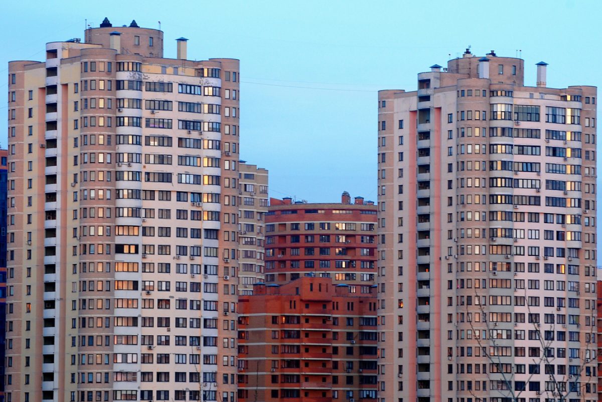 многоэтажные дома