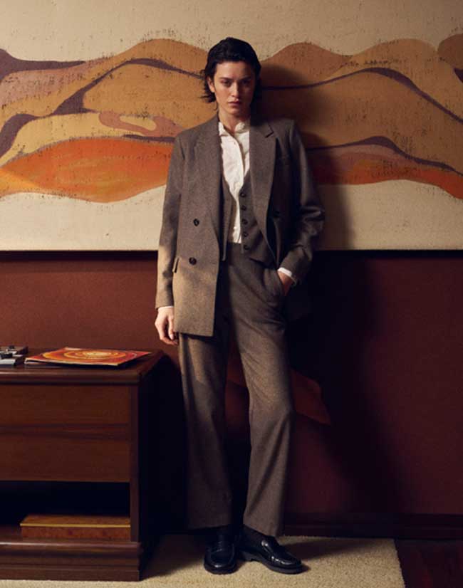 Брюки ROSSO35 из шерсти и кашемира