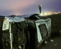 опрокинул авто и сбежал