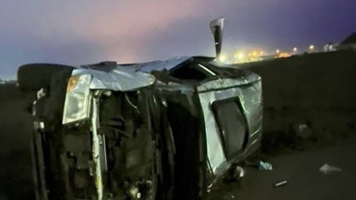 опрокинул авто и сбежал