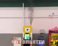 горит банкомат