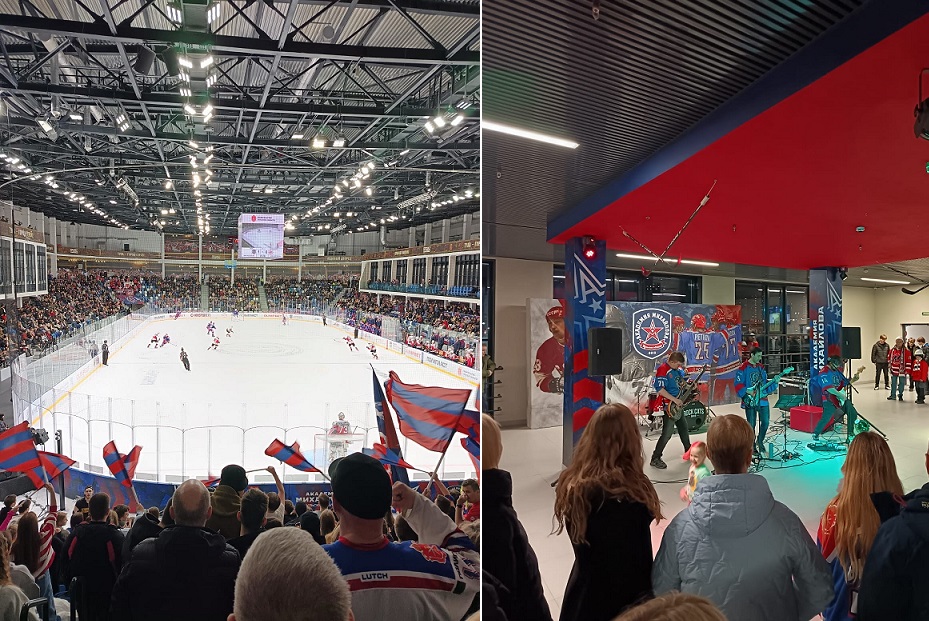 Тульский хоккейный клуб «АКМ» уступил новокузнецкому «Металлургу»