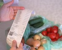 товар, кассовый чек