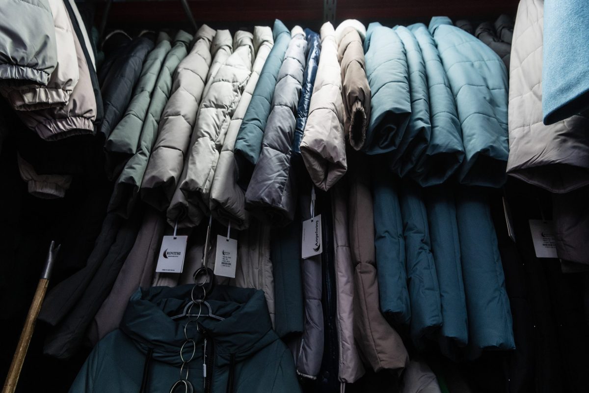 магазин, пуховики