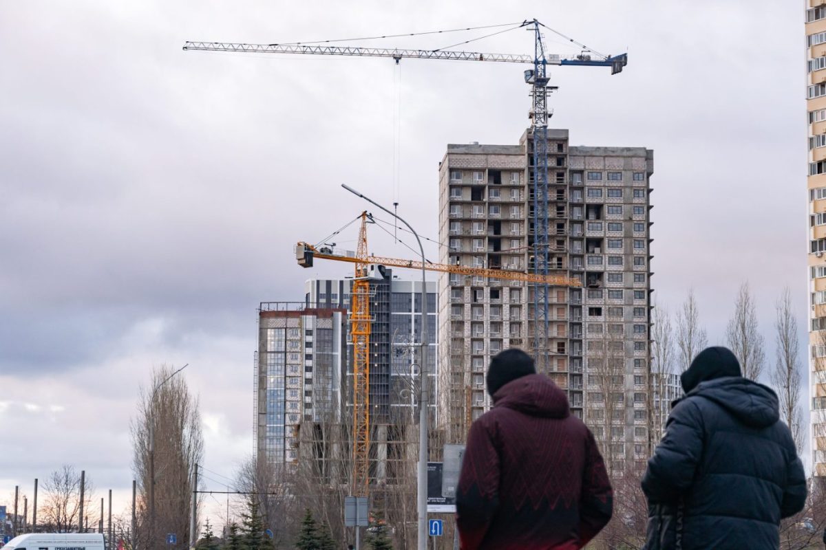 стройка, многоэтажный дом