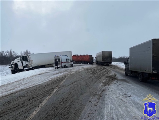 дтп 4 грузовика