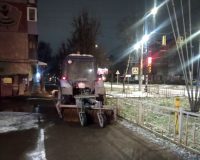 Городские службы обработали дороги Иванова от гололеда