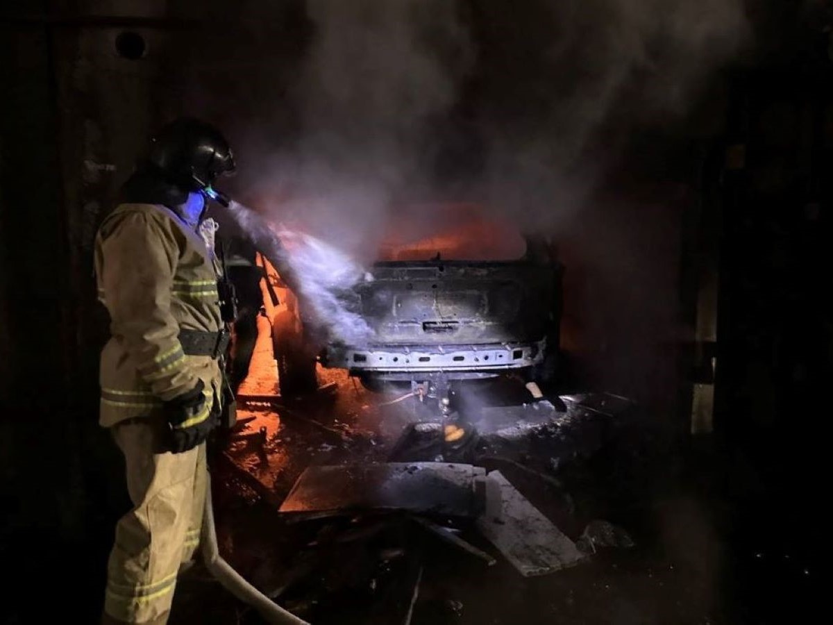 В Челябинске взорвался Джип