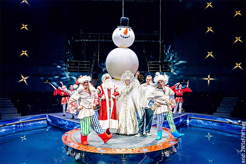 В Ярославле стартует Новогоднее шоу «Цирк на воде Царство фонтанов»