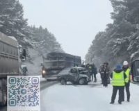 шесть пострадавших в одной аварии