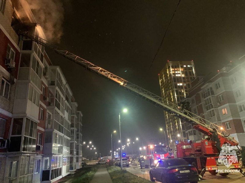 В Туле на пятом этаже пятиэтажки при пожаре погибли мужчина и женщина
