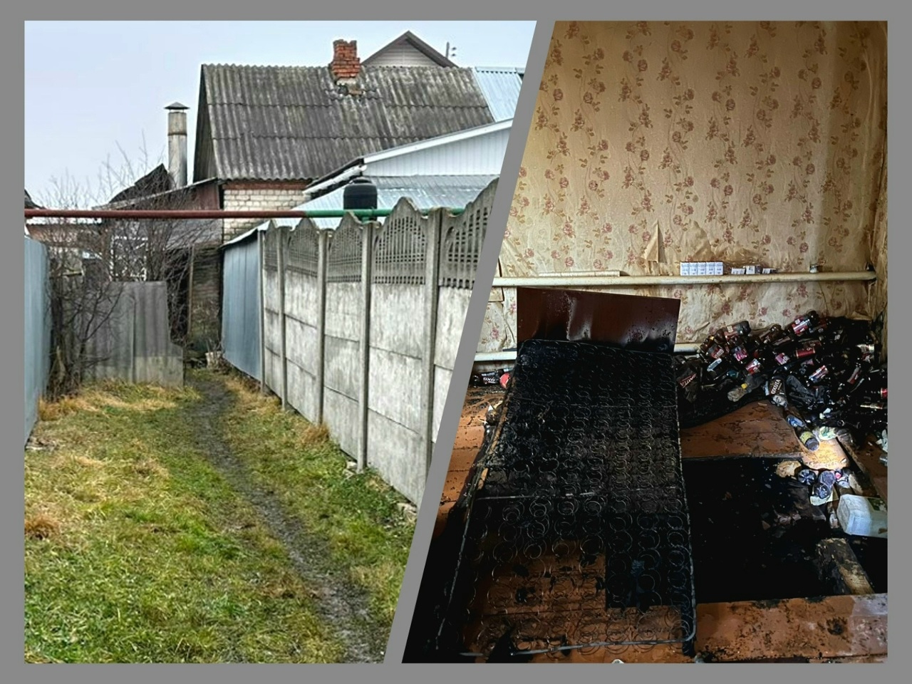 В Тамбовском округе одинокий пенсионер задохнулся при пожаре