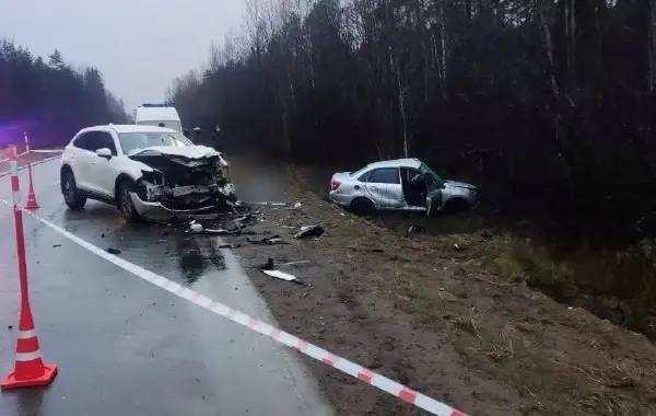 В Новгородской области пожилой водитель совершил ДТП на встречке со смертельным исходом