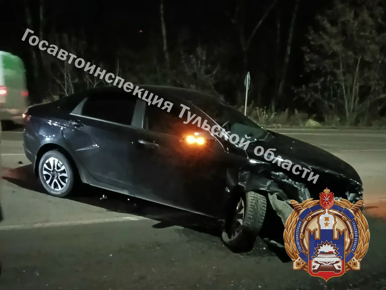 В Тульской области из-за выезда иномарки на встречку пострадали двое