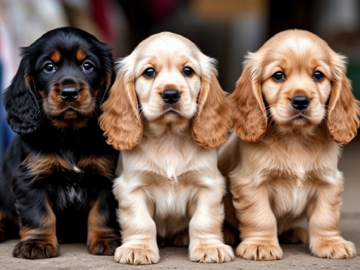 Щенки кокер-спаниеля