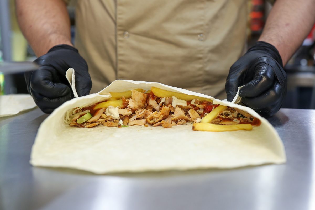 приготовление шаурмы