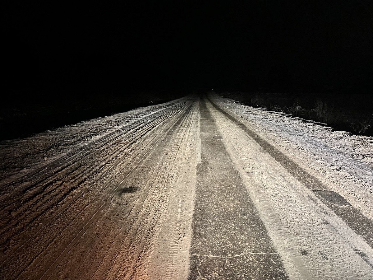 После вмешательств апрокуратуры дорогу почистили.