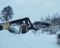 Дом после пожара