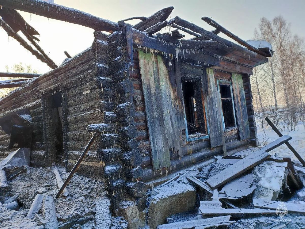 61-летний мужчина погиб при пожаре