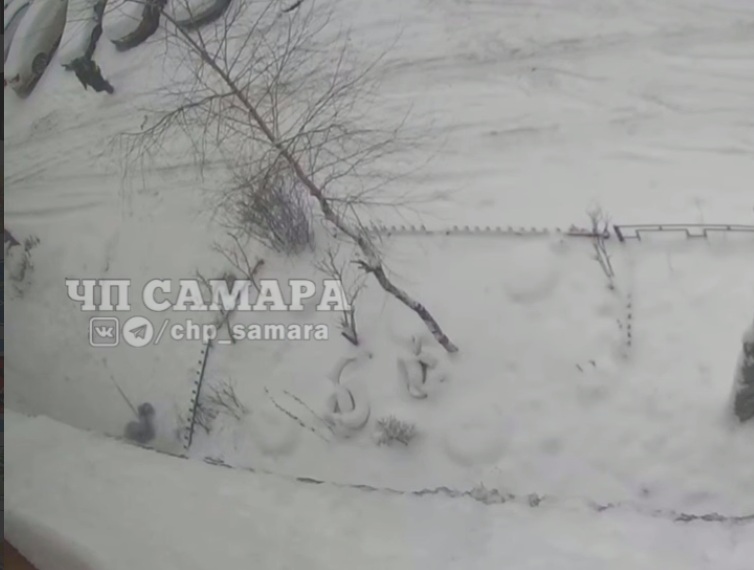 упал с крыши