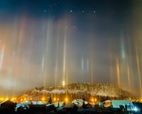 световые столбы