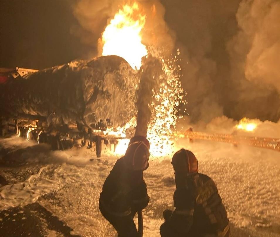 дтп 4 грузовика