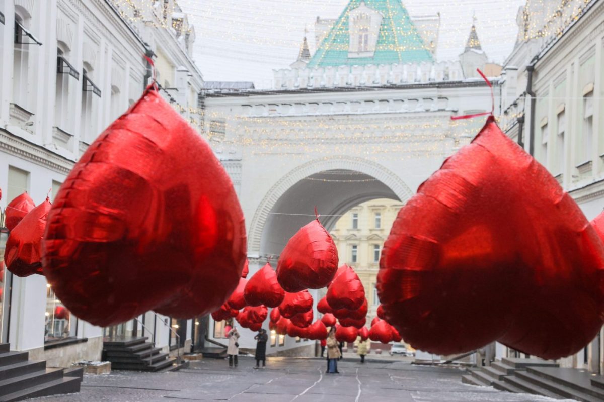 Moscow in the run-up to St Valentine's Day