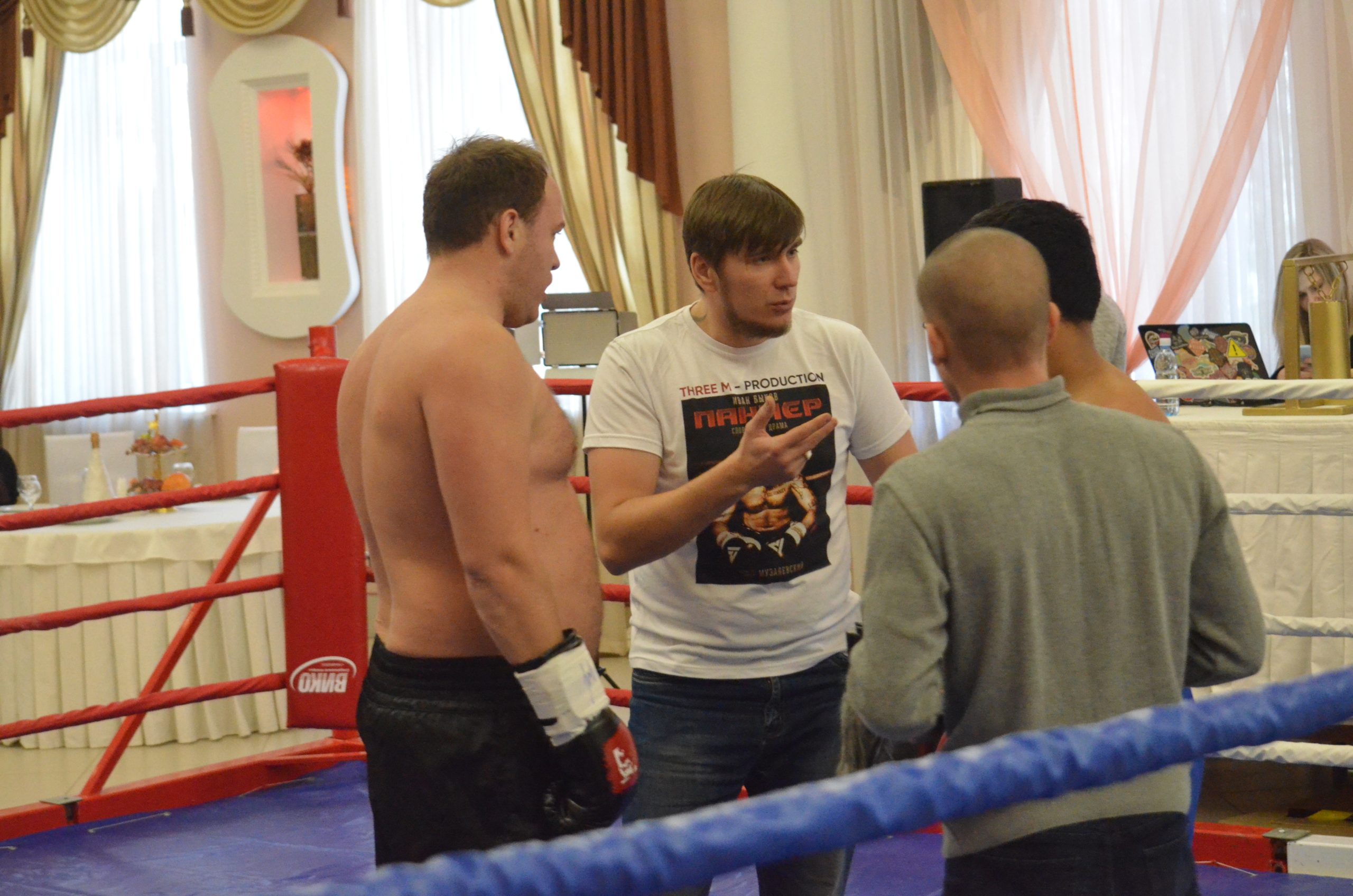 съемка фильма о боксе