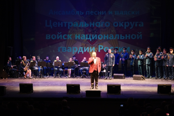 Артисты ансамбля Росгвардии в честь юбилея выступили в Тамбове