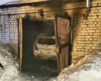 В Кинешме во время ночного пожара в гараже погиб человек