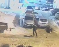 авто без водителя сбило двоих