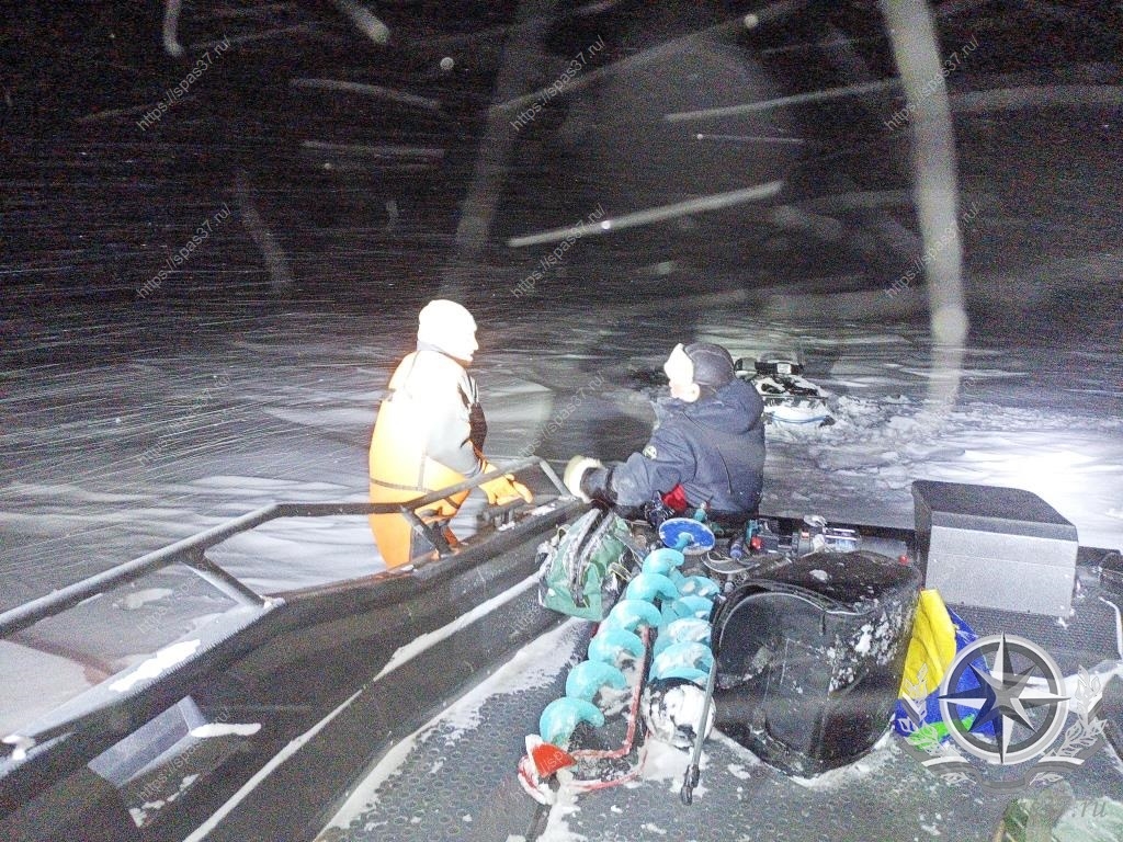 В лютую пургу спасатели искали потерпевших крушение рыбаков в Юрьевецком районе